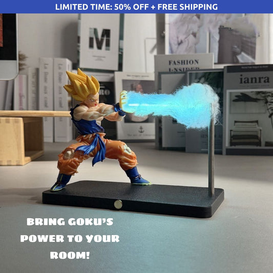 Goku Kamehameha Night Light – Dragon Ball Anime Figure