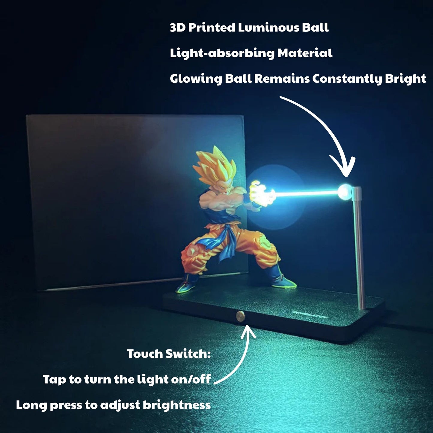Goku Kamehameha Night Light – Dragon Ball Anime Figure