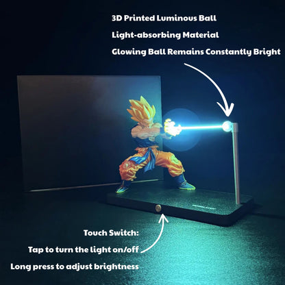 Goku Kamehameha Night Light – Dragon Ball Anime Figure